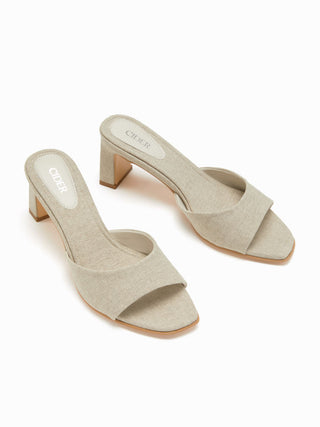CHUNKY HEELED SANDALS For Date Party/Clubbing Vacation