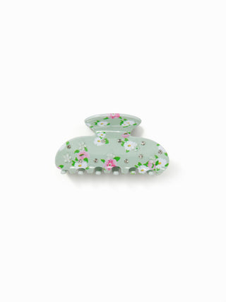 RHINESTONE & BOWKNOT HAIR CLAW For Daily Casual Picnic Vacation