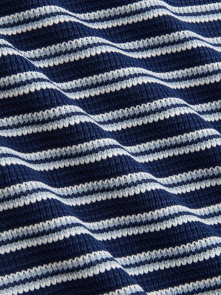 Cotton-blend Textured Stripe Halter Neckline Colorblock Top