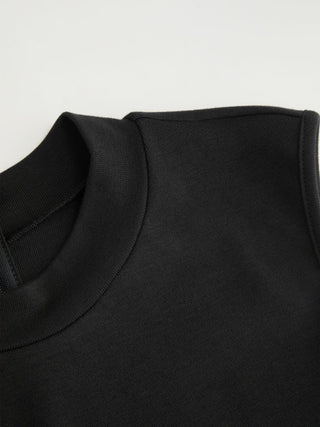 High Neck Sleeveless Jumpsuit with Belt
