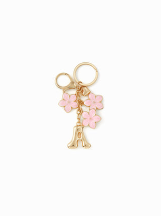 FLOWER & LETTER KEYCHAIN For Daily Casual Picnic