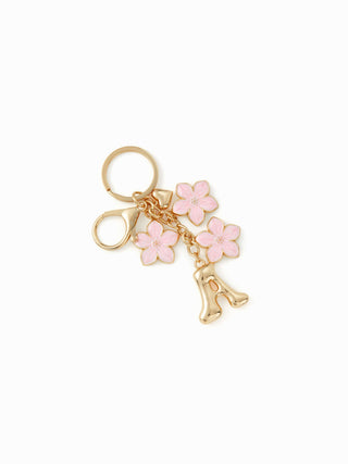 FLOWER & LETTER KEYCHAIN For Daily Casual Picnic