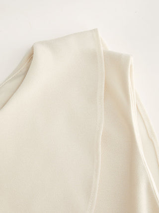 Textured Boat Neck Ruched Asymmetrical Draped A-line Mini Dress