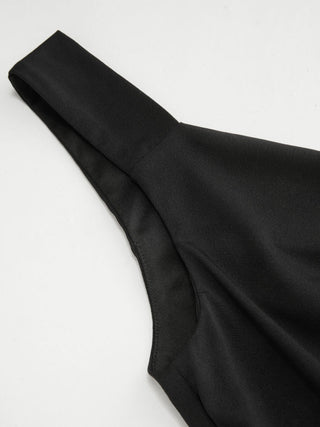 Cowl Neck Backless Bowknot Mini Dress