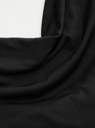 Cowl Neck Backless Bowknot Mini Dress