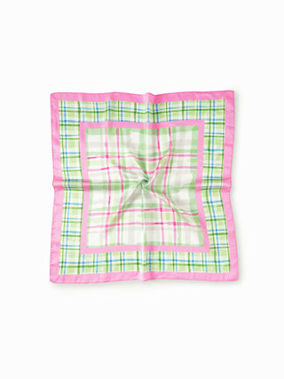 PLAID SQUARE HEADSCARF