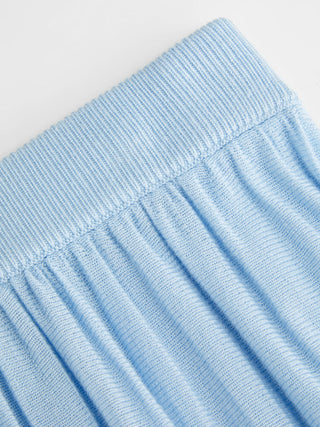 Knit Fabric Knit Mid Rise High Stretch Draped Maxi Skirt For Daily Casual Vacation