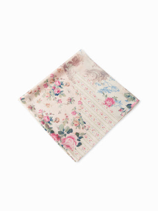 FLOWER SQUARE HEADSCARF For Picnic Outdoor Vacation