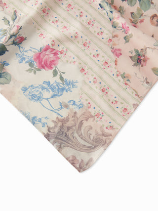 FLOWER SQUARE HEADSCARF For Picnic Outdoor Vacation