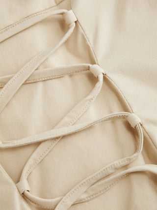 Ruffled Metal Detail Slim Short Sleeve Shacket