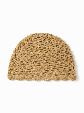 SEQUIN KNITTED HAT