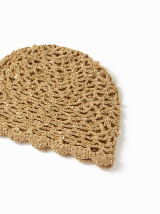 SEQUIN KNITTED HAT