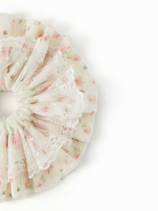 FLORAL LACE SCRUNCHIE For Daily Casual Date Picnic