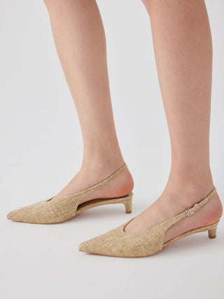 POINTED TOE SLINGBACK KITTEN HEELS For Date Party/Clubbing Wedding
