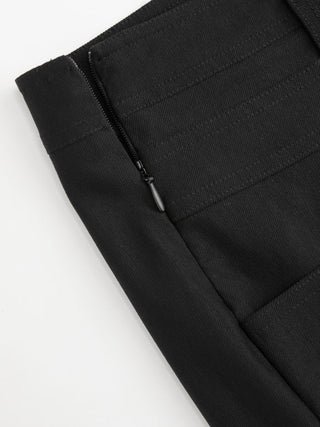 Low Rise Metal Button Sailor Micro Shorts