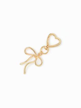 CHERRY & BOWKNOT KEYCHAIN