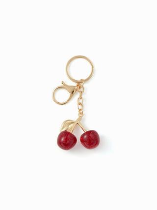 CHERRY & BOWKNOT KEYCHAIN