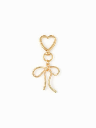 CHERRY & BOWKNOT KEYCHAIN