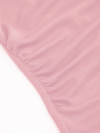 Lace Panel Ruched Henley Cami Top