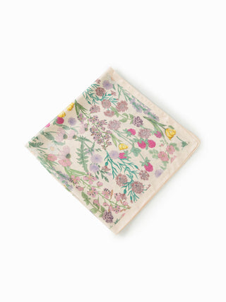 FLORAL & LEAF SQUARE HEADSCARF For Party/Clubbing Picnic Vacation