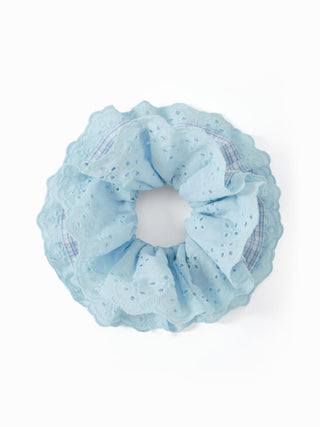 Cotton GINGHAM SCRUNCHIE For Daily Casual Date Picnic