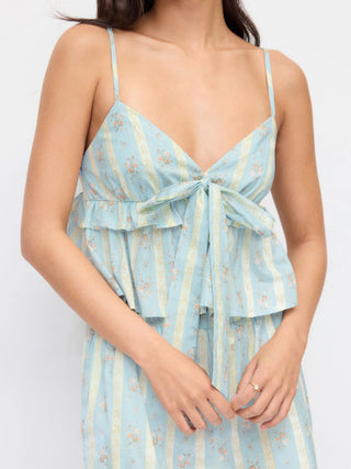 Summer Dress Summer Dresses Euro Summer beachwear swimsuits Woven Cotton-blend Floral Oversized Crop Top & High Rise Wide Leg Loungewear Set For Home Bedroom
