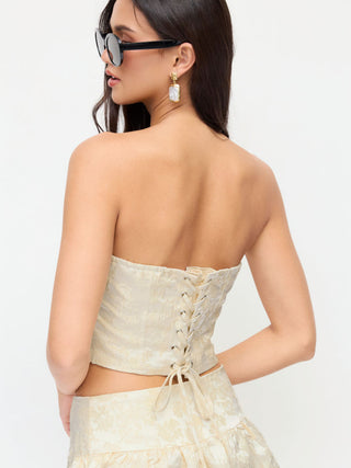 Summer Tops Summer Tops Cute Tops Cute Summer Top Jacquard Jacquard Sweetheart Neck Bowknot Corset Cami Blouse For Date Vacation