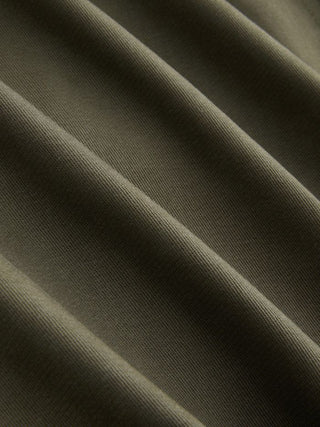 Cotton-blend Stand Collar Metal Detail Jacket