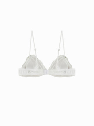 Cotton Cotton Sweetheart Eyelet Bralette & Mid Rise Skirt Loungewear Set For Daily Casual Home