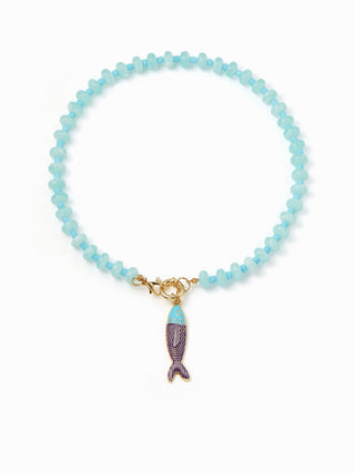 FISH BEADED NECKLACE