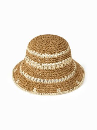 TWO-TONE WOVEN BUCKET HAT
