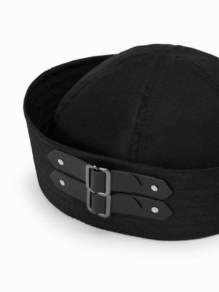 DOUBLE BUCKLE SAILOR HAT