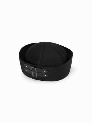 DOUBLE BUCKLE SAILOR HAT
