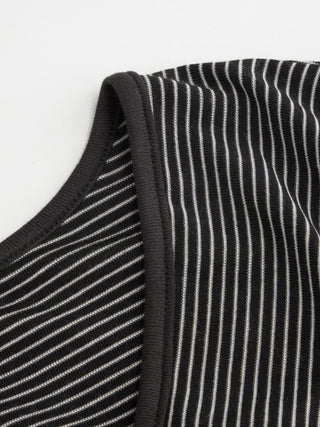 Lyocell-blend Striped V-neck Cloak Sleeve Ruched Tie Back Top