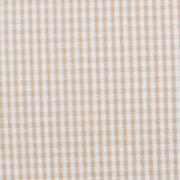 Cotton Gingham Asymmetrical Neck Drawstring Ruched Cami Blouse
