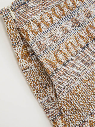Cotton-blend Aztec Jacquard Low Rise Shorts