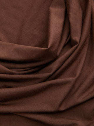Modal Boat Neck Bell Sleeve Ruched Cowl Back Tee