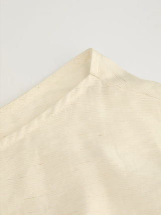 Linen-blend Linen-blend Boat Neck Ruched Batwing Sleeve Blouse For Daily Casual