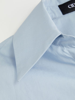Curved Hem Short Sleeve Shirt