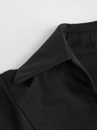 Short Sleeve Mid Rise A-line Mini Dress