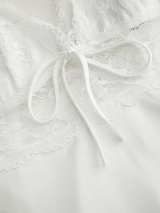 Satin V-neck Lace Trim Cami Top & Mid Rise Lace Hem Shorts Loungewear Set