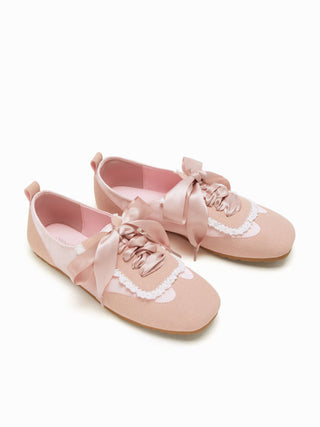 SATIN LACE-UP SNEAKERS