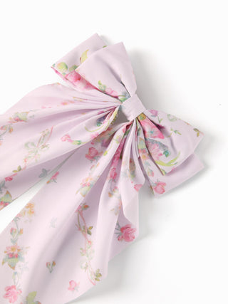 FLORAL BOWKNOT HAIR CLIP