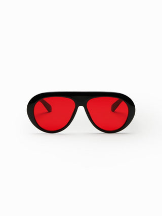 OVAL FRAME FASHION GLASSES For Music Festival/Live House Vacation