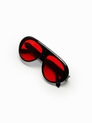OVAL FRAME FASHION GLASSES For Music Festival/Live House Vacation