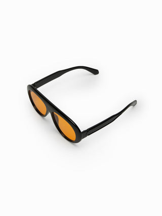 OVAL FRAME FASHION GLASSES For Music Festival/Live House Vacation