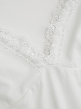 V-Neck Lace Trim Cami Top