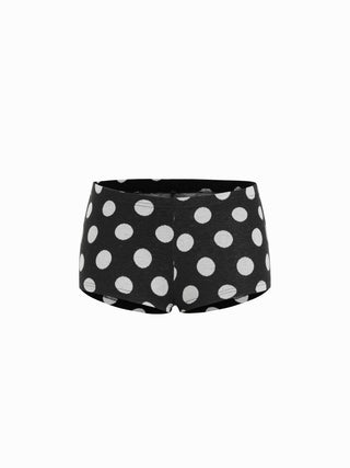 Knit Fabric CDR Low Rise Micro Shorts  For Daily Casual