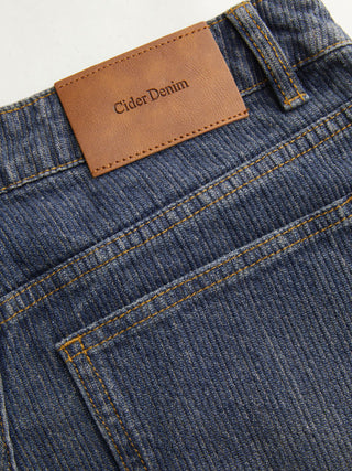 Denim Low Rise  Shorts