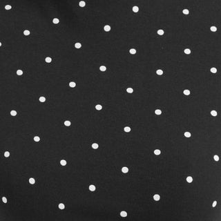Cotton-blend High Neck Polka Dot Asymmetrical Hem Top & Mid Rise Capri Pants Set